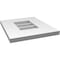 Ekena Millwork Vertical Surface Mount PVC Gable Vent: Non-Functional, w/ 3-1/2"W x 1"P Standard Frame, 12"W x 14"H GVPVE12X1401SN - alternate 3